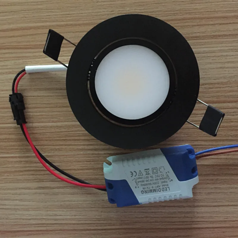 1x Dimmable Led downlight light COB Ceiling Spot Light 15W 12W 9W 7W 5W AC 110V/220V recessed Lights Indoor Lighting | Освещение