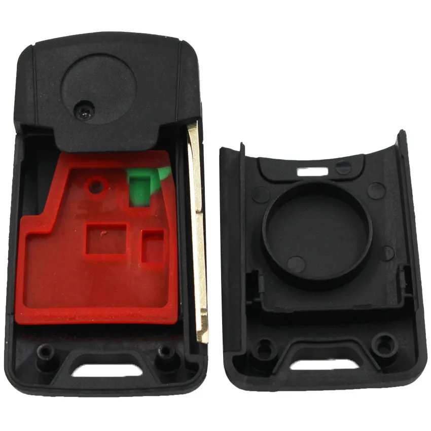 5 шт./лот 2 Заготовка под ключ с кнопкой брелок чехол для ключей дистанционного