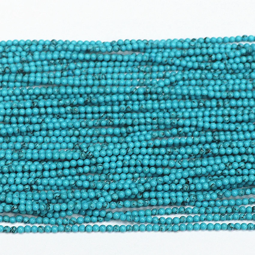 2 мм 3 синие и черные бусины в форме вены зеркальные круглые с отверстием