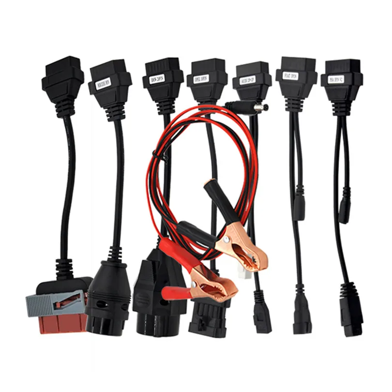 10 шт./лот DHL Бесплатная Авто OBD2 диагностические кабели полный набор 8
