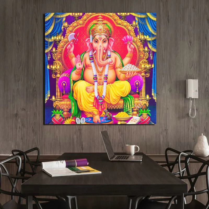God Ganesha холст картина печать гостиная домашний декор художественное оформление