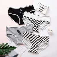 womens panties women female lingerie cotton gril underpants lenceria 1pc sexy briefs stripes hot sale letters underwear