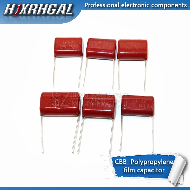 Полипропиленовый пленочный конденсатор hjxrhgal 10 шт. 100V471J 100V474J 2000V104J 250V105J 400V224J 450V225J