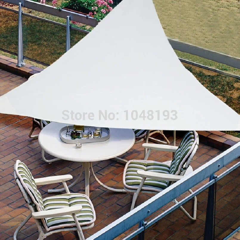 

UV Waterproof triangles Sun Shade Sail 3m X 3m X3m Shade Net awning outdoor courtyard swimming pool gazebo canopy shading park