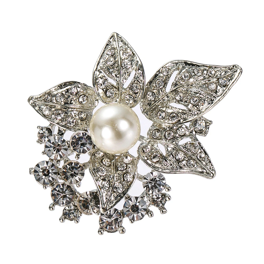 2 &quotВинтажный стиль родиевое серебряное покрытие цвет слоновой кости жемчуг