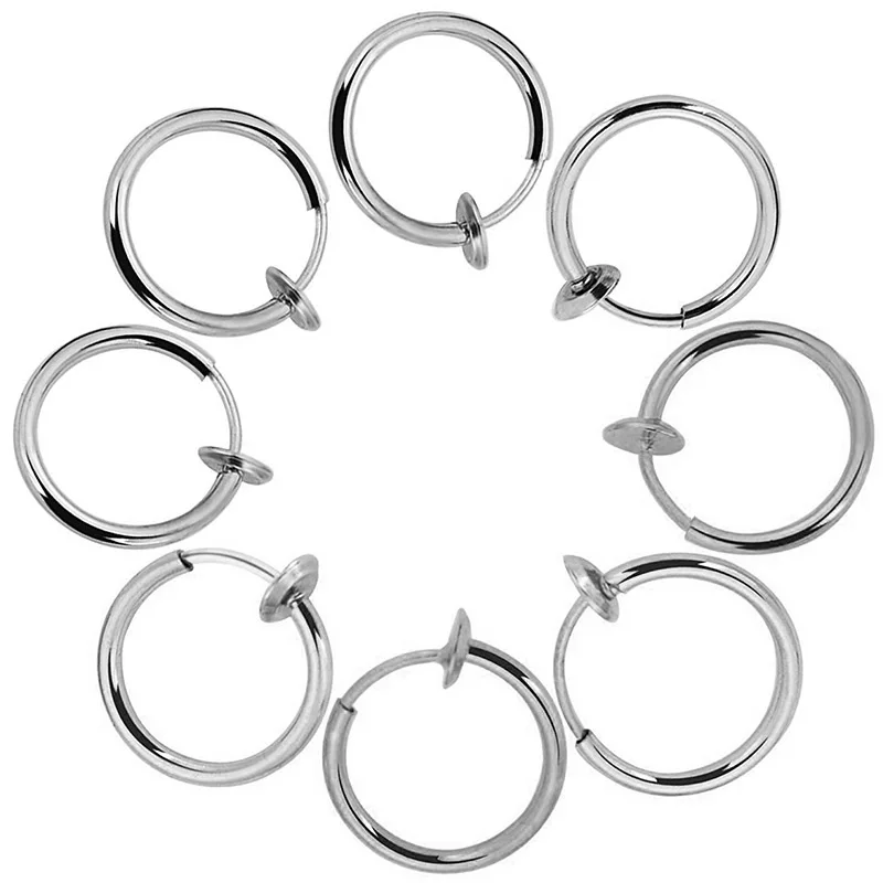 WIWI 2 шт./компл. из нержавеющей стали не Сережки для пирсинга невидимая серьга