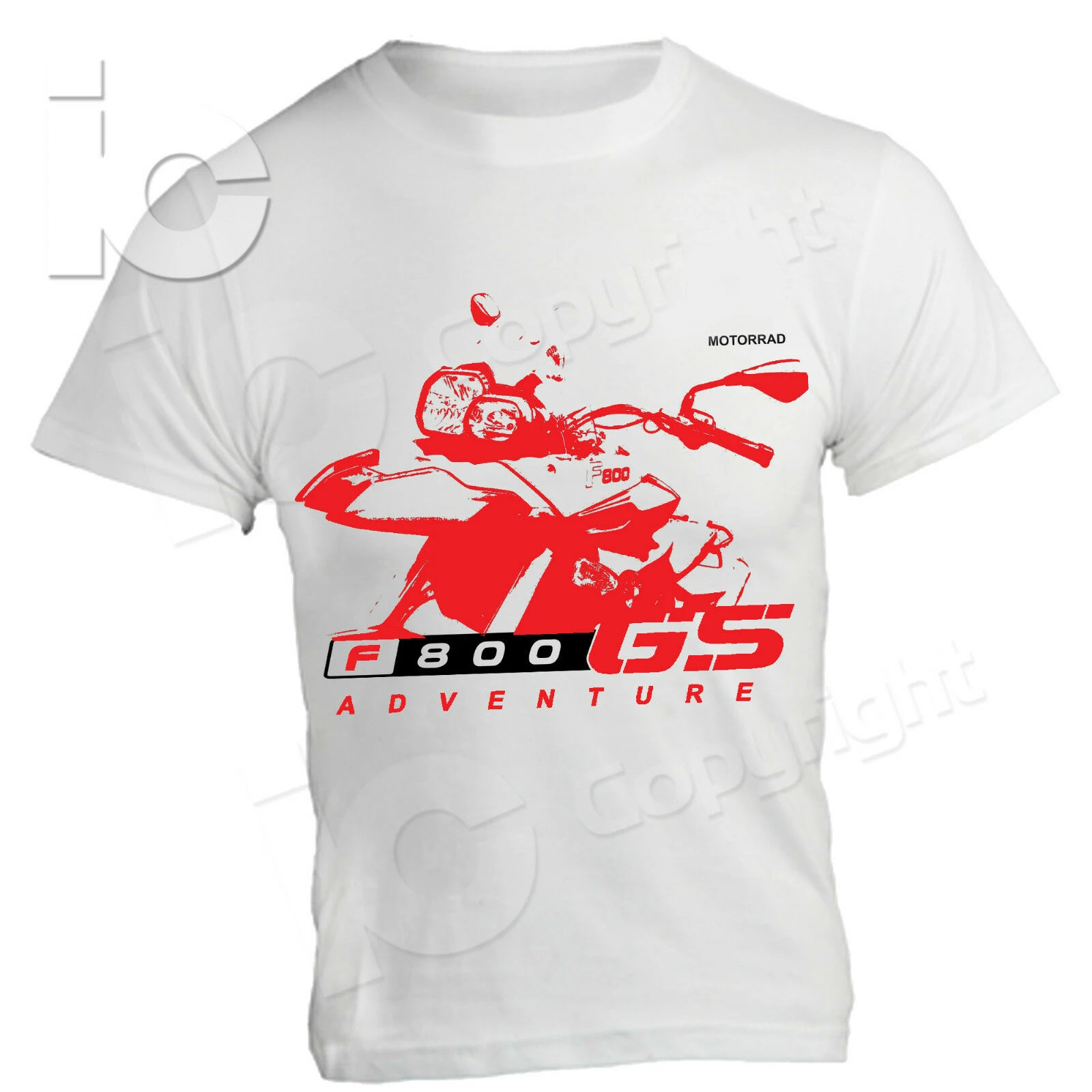 Футболка GS F 800 Enduro Travel Motorrad Racing немецкий мотоцикл | Мужская одежда