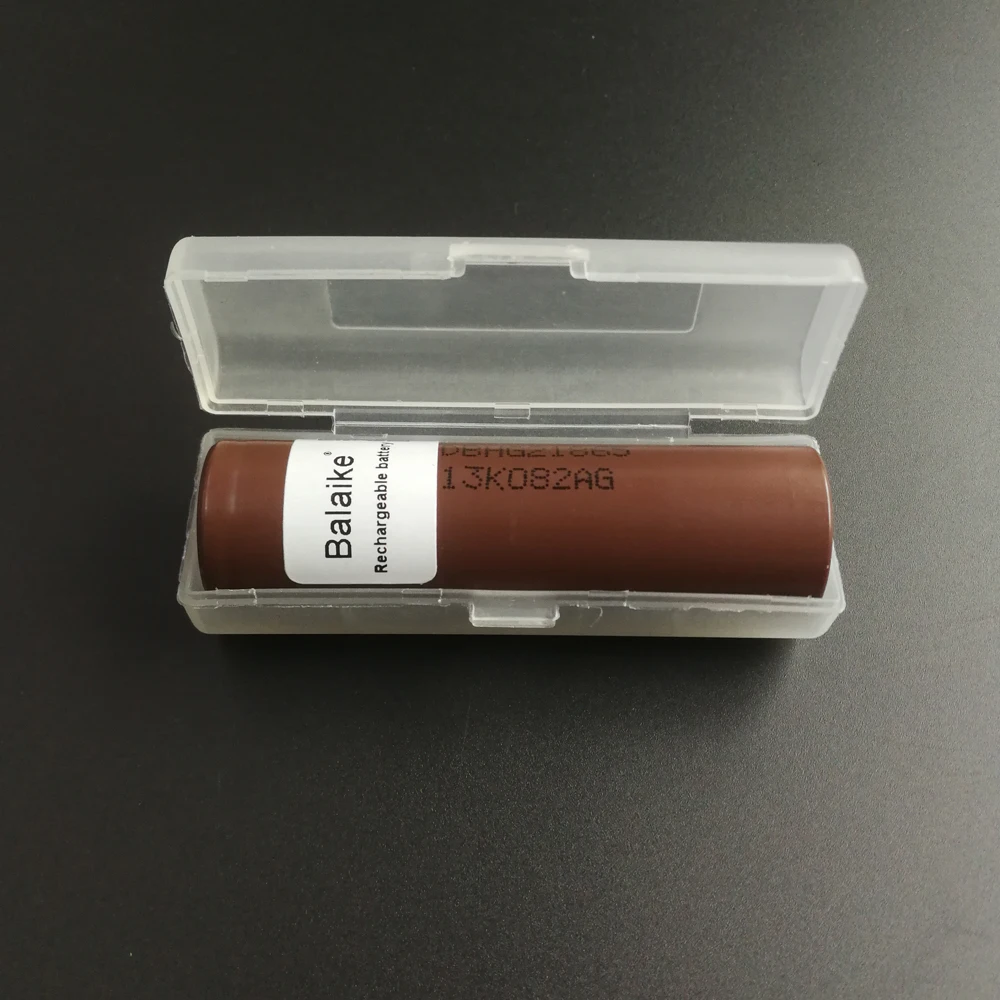 Balaike 1/2/4/6/8/10 шт Высокая емкость 3 7 V аккумуляторная HG2 18650 li на 3000 мАч для зарядки