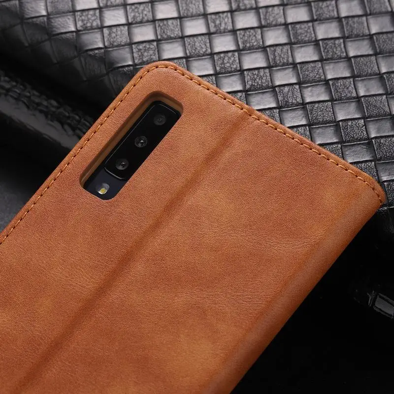 Чехол s для samsung Galaxy A8 Plus A8S чехол роскошный Флип Магнитный винтажный Матовый кожаный чехол для телефона samsung a8s G8870