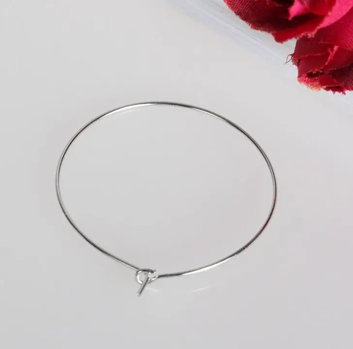 Петля для сережек золотистая/родиевая/KC проволока ушей 50 шт./лот диаметр 20/25/30/35 мм