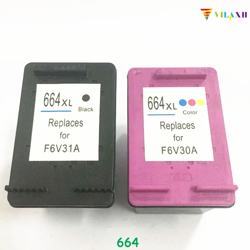 Vilaxh 664xl совместимый картридж Замена для HP 664 XL DeskJet 1115 1118 2135 2138 3636 3638 3838 4538 4678
