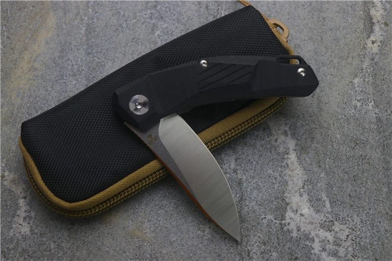 LJK3217GB Флип складной нож шарикоподшипник D2 лезвие G10 Ручка Открытый Отдых Многоцелевой Охотничий инструмент EDC