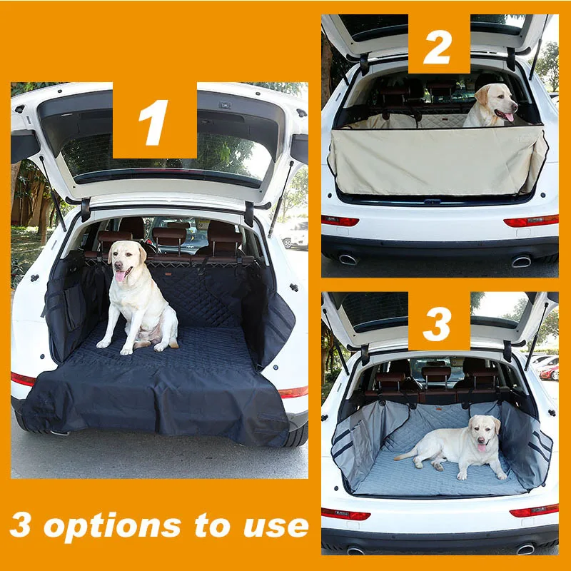 Dual-Use SUV Dog Cargo Liner Pet Seat Cover Mat for Truck dog cargo cover Car Protector Barrier | Дом и сад