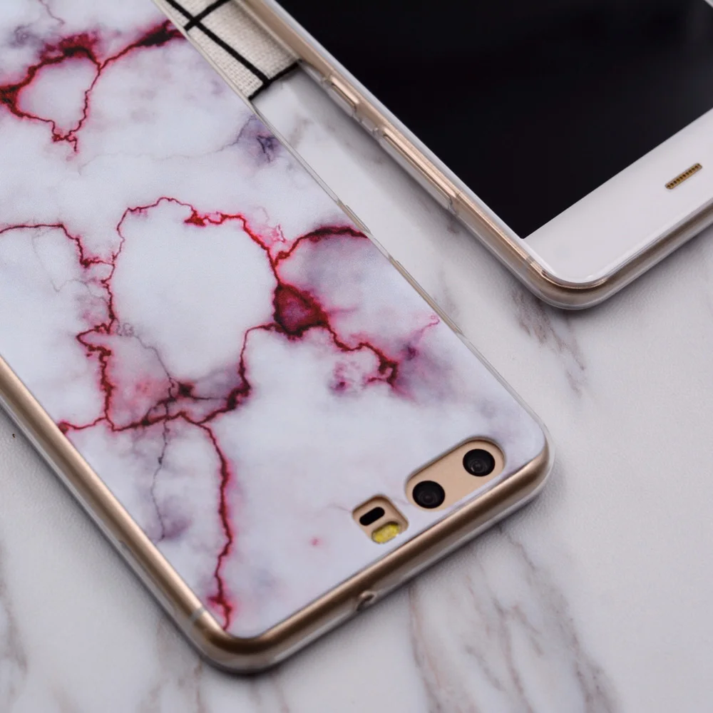 Для Huawei P10 Lite чехол Чехол под мрамор P9 2017 P8 P20 Pro Plus P Smart Honor 6A 6X 7X 8 9 Nova 2 Mate 10 |