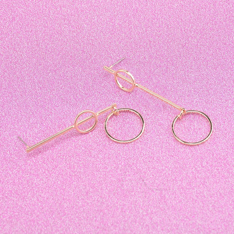 Женские серьги Lvytide круглые и длинные повседневные серьги|earring minimal|simple earringsminimal