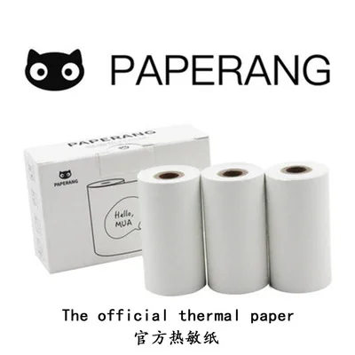 PAPERANG P1 принтер бумаги 3 рулона/лот машина Paperang термопечать мини телефон