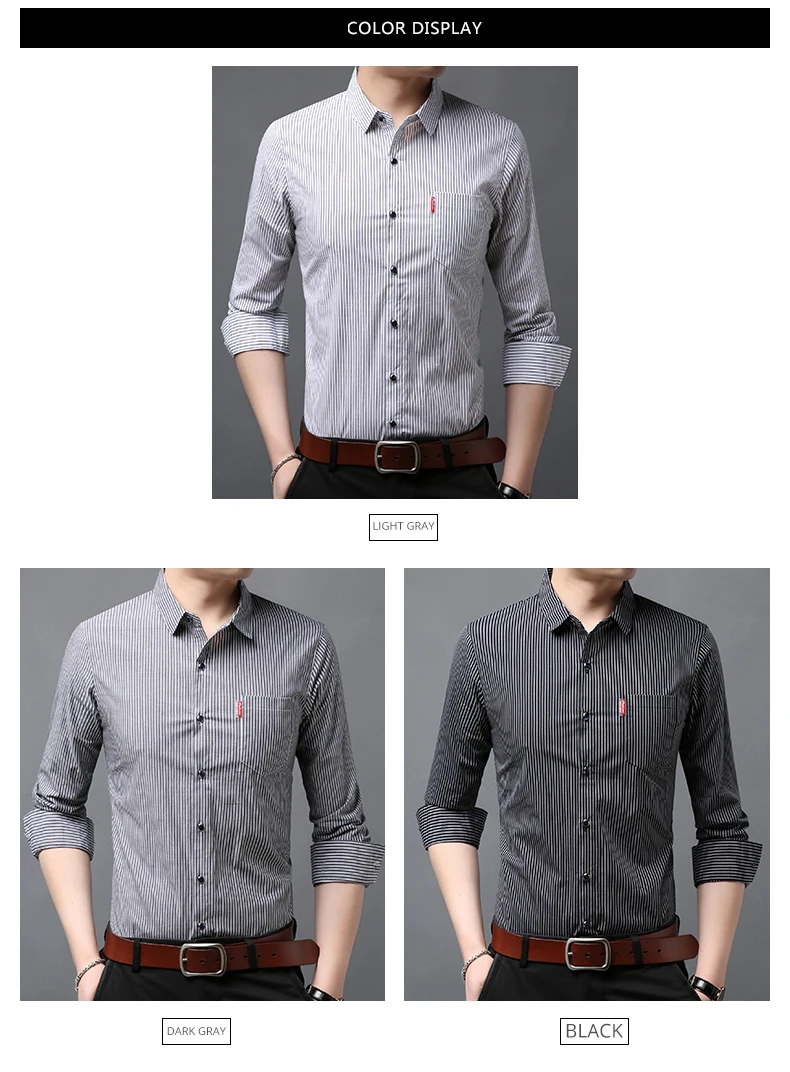 Fashion Brand Designer Shirt Men Striped Top Grade Slim Fit Streetwear Long Sleeve Workout Japanese Casual Men Clothes
