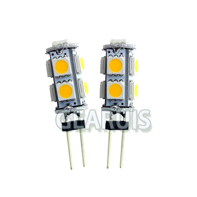 100X DC 12V G4 Home 9 SMD 5050 LED Bulb Lamp Cold whtie Warm White Car Cabinet Boat modern led lights living room lamps | Автомобили и