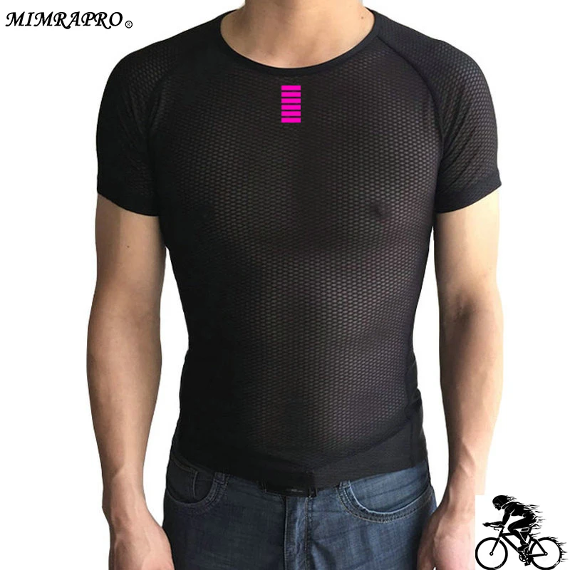 Базовый слой с коротким рукавом для велоспорта нижнее белье верховой езды