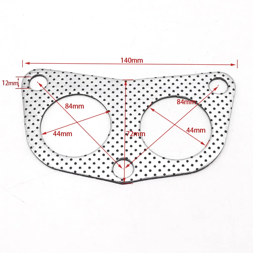5 шт./лот алюминиевая прокладка для выхлопной трубы CNSPEED/фланец автомобильного