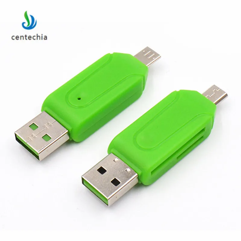 Centechia высококачественный мини USB 2 0 кардридер для Micro SD карты TF адаптер Plug and Play