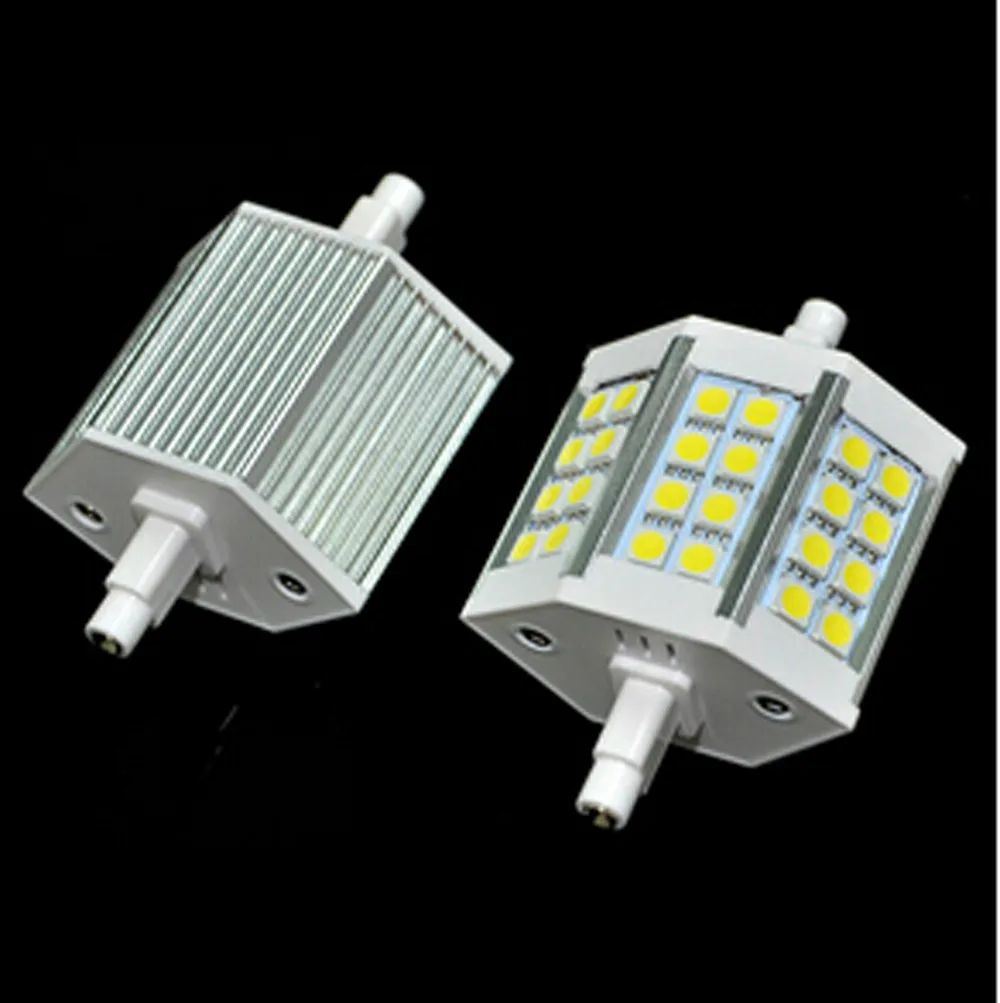 10x R7S Светодиодная лампа 5050 smd 78 мм/118 мм/138 мм/189 мм/12 Вт 20 25 30 лампочка прожектор в
