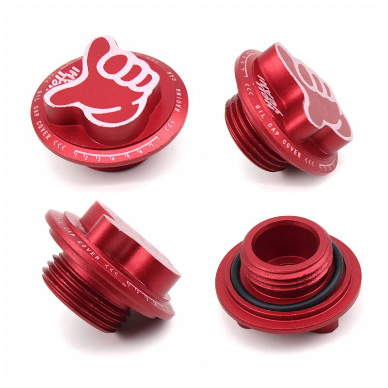 Алюминиевая заготовка для гоночного автомобиля масляная Крышка Honda Civic Fit City FD2 FN2