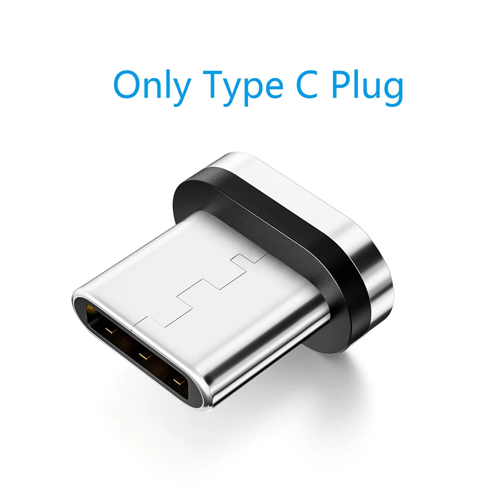 PlugTypeC ZRSE Магнитный Micro Usb кабель для Iphone samsung 3A Быстрая зарядка данных провод шнур магнит Зарядное устройство Usb type C кабель для мобильного телефона - Цвет: PlugTypeC