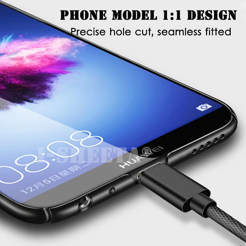 Ударопрочный Ультратонкий чехол для Huawei Y7 P Smart Plus 2019 Матовый Жесткий Чехол Honor 8A V20