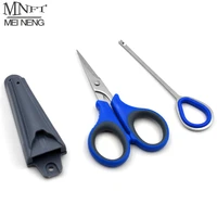 mnft 1 set fishing pliers scissors line cutter remove hook tool for fishing box pesca accessories portable fishing scissors