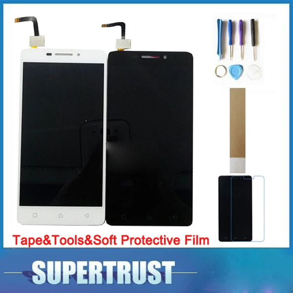 ЖК дисплей 5 0 дюйма для Lenovo P1ma40 P1mc50 Vibe P1M сенсорный экран в сборе черный белый