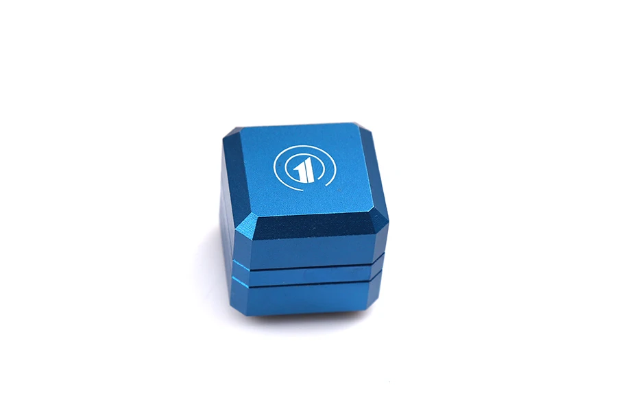 Blue Новая магнитная бильярдный мел держатель 10 Цвета мелом High-end бильярдный мел для снукера держатель бильярдный аксессуары Китай(материк - Цвет: Blue