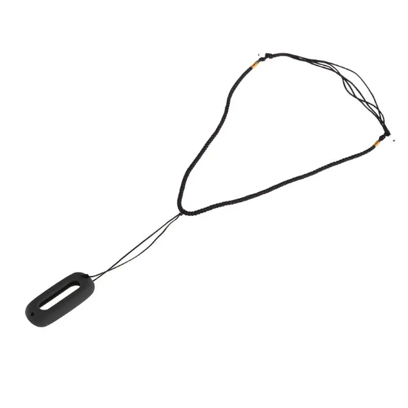 Knitted Fashion Necklace With Rubber Pendant Holder For Xiaomi Mi Band 2 Fitness Tracker Bracelet Wearable Devices DIY | Электроника