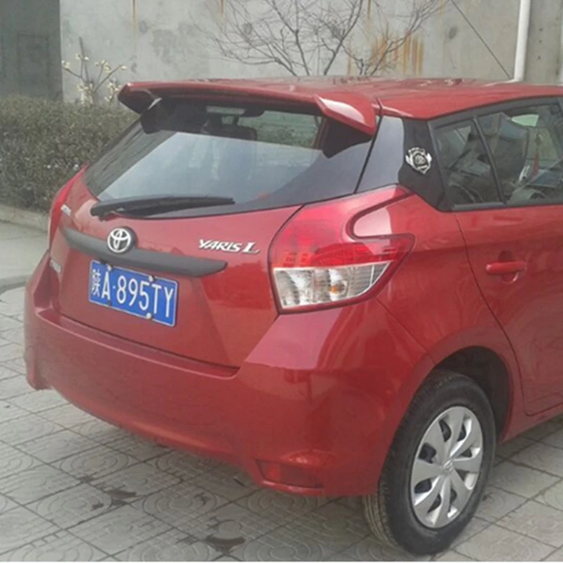 Спойлер для Toyota Yaris спойлер из АБС материала заднего крыла автомобиля задний