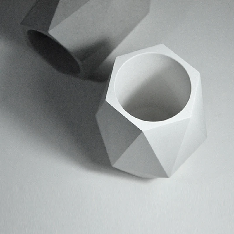 Бетон ящик для комнатных растений цилиндр формы силиконовые цемента ваза пресс