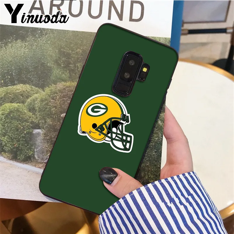 A9 Yinuoda Green Bay Packers ТПУ Мягкая телефон аксессуары чехол для телефона для samsung S9 S9 плюс S5 S6 S6edge S6plus S7 S7edge S8 S8plus - Цвет: A9