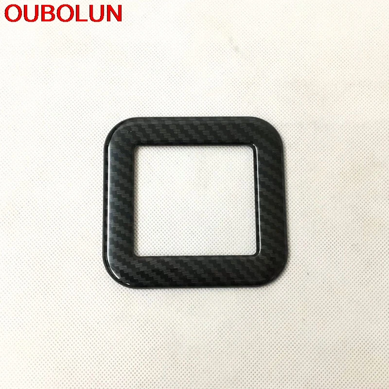 OUBOLUN 1 шт. для Honda CRV CR V 2017 2018 ABS углеродное волокно или хромовое матовое заднее