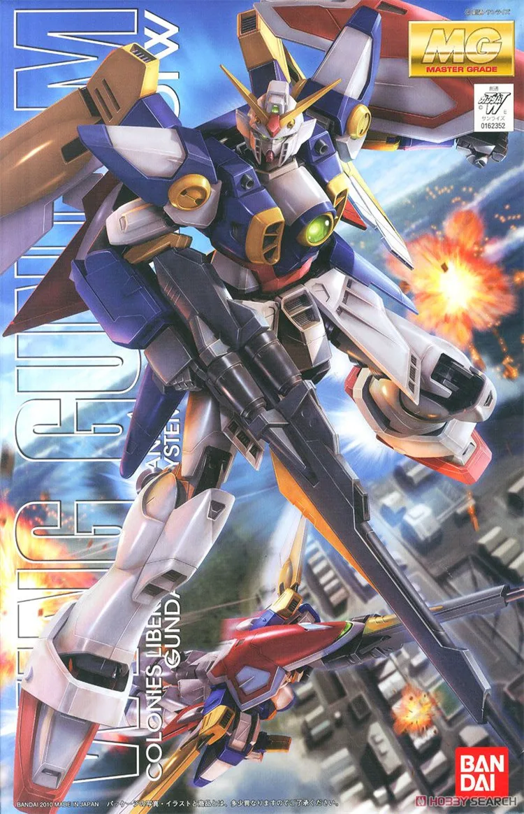Bandai Gundam MG 1/100 крыло XXXG 01W мобильный костюм сборные модели комплекты фигурки