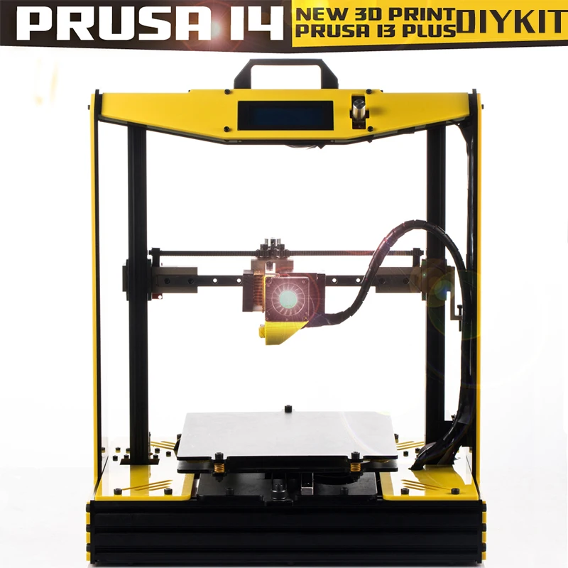 Высокоточный 3D принтер размера плюс Prusa i4 с 2 рулонами нити + SD карта в подарок|3d