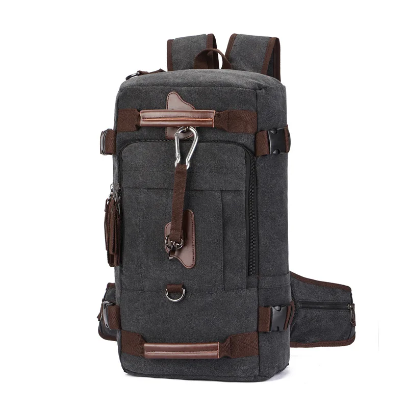 Мужской холщовый рюкзак Mochila Большой Вместительный багажный дорожный сумка