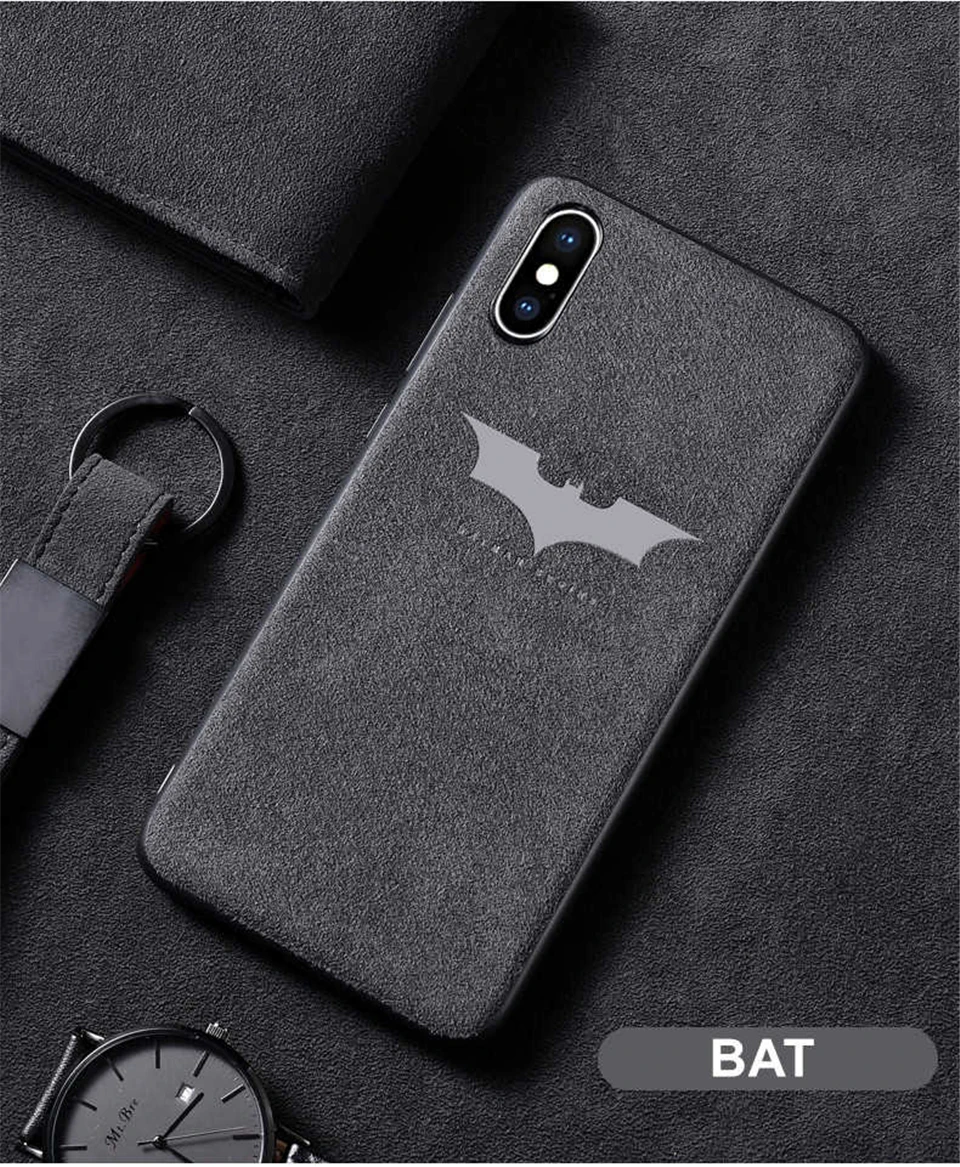 Роскошные замшевые кожаные чехлы для телефонов для iPhone 7, 8, 6, 6S Plus, новинка, ультра тонкий мягкий бархатный силиконовый чехол для iPhone X, Xs, Max, XR, Coque