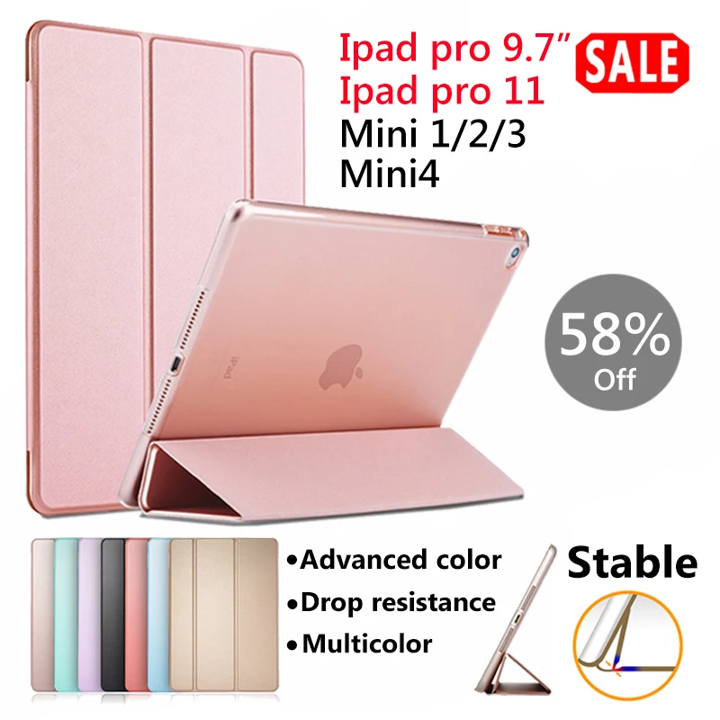 Умный чехол из искусственной кожи для Apple IPad Air 2 силиконовый тонкий мягкий нового