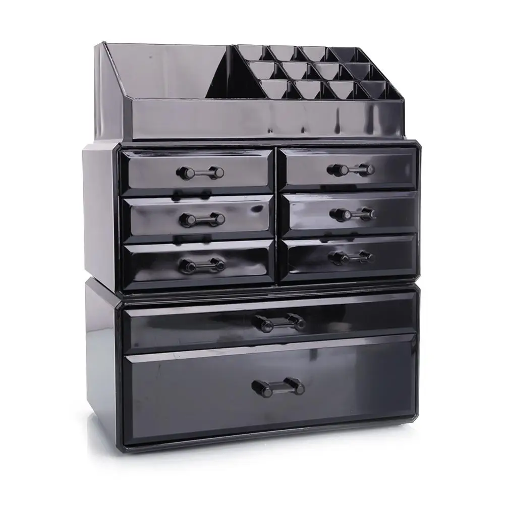 Пластиковая Косметика стеллаж для хранения без прозрачных 6 маленьких и 2 большие