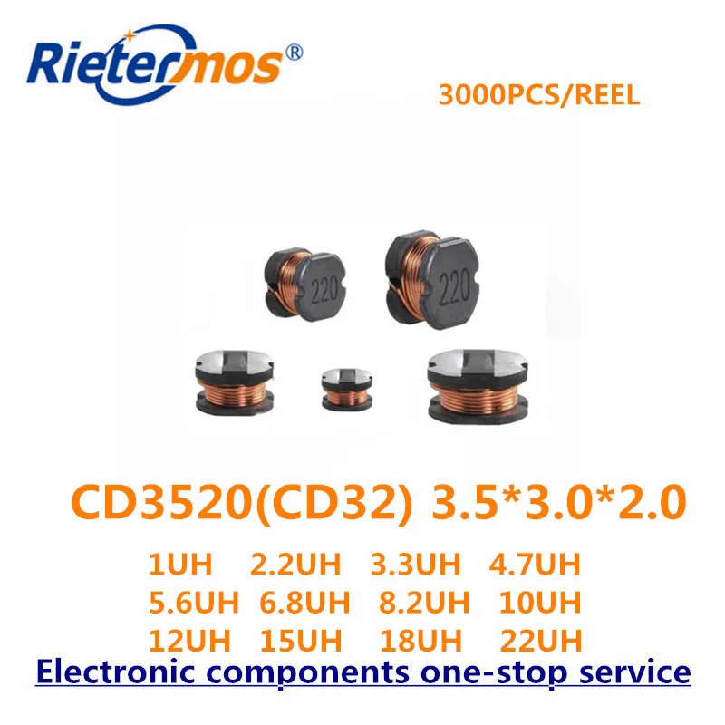 CD3520 3 5*3 0*2 0 CD32 1UH 2.2UH 3.3UH 4.7UH 5.6UH 6.8UH 8.2UH 10UH 15UH 18UH 22UH 20%|Запасные части| |