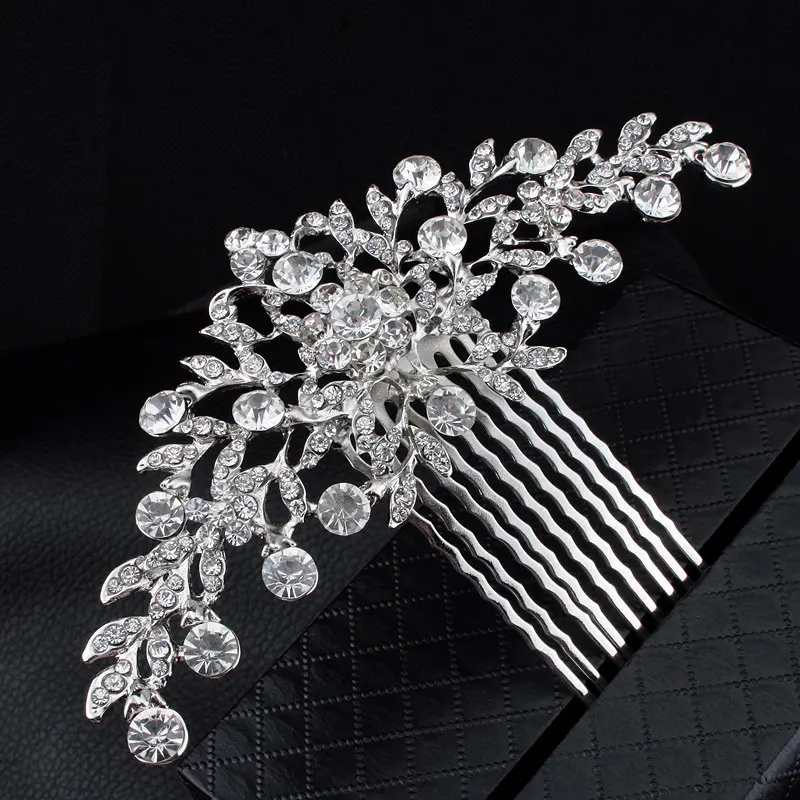 Высококачественные Новые модные свадебные аксессуары для волос невесты стразы