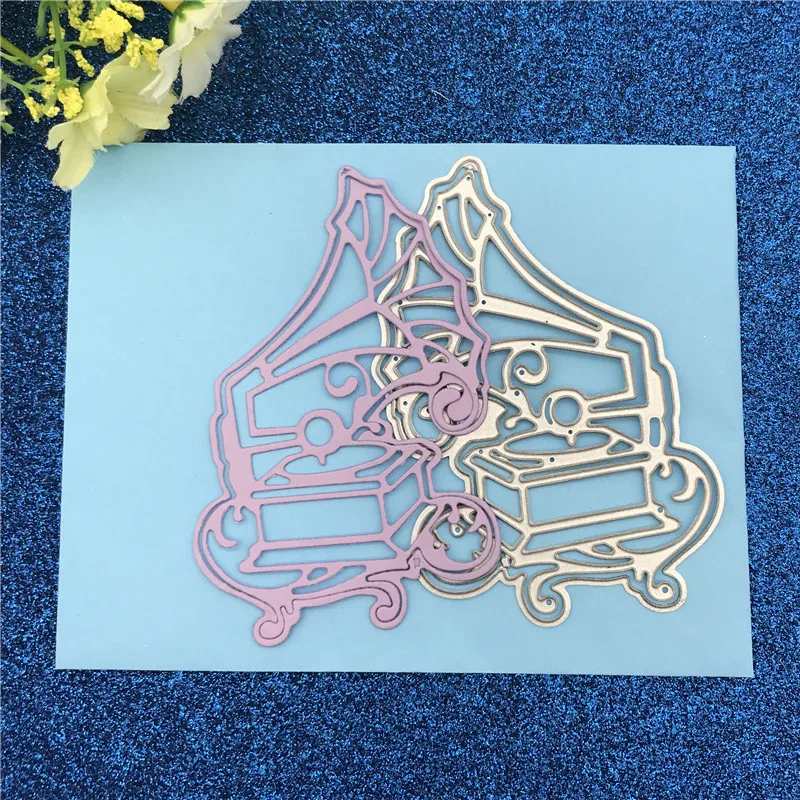 Flower music Box Metal Cutting Dies Stencils for DIY Scrapbooking/photo album Decorative Embossing Paper Cards | Дом и сад