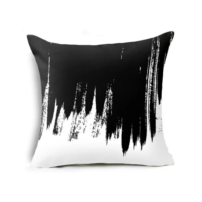 BLRISUP Polyester Peachskin Black Funny Words Pillowcase For Home Chair Waist Throw Pillow Case 45x45cm Square Cover | Дом и сад