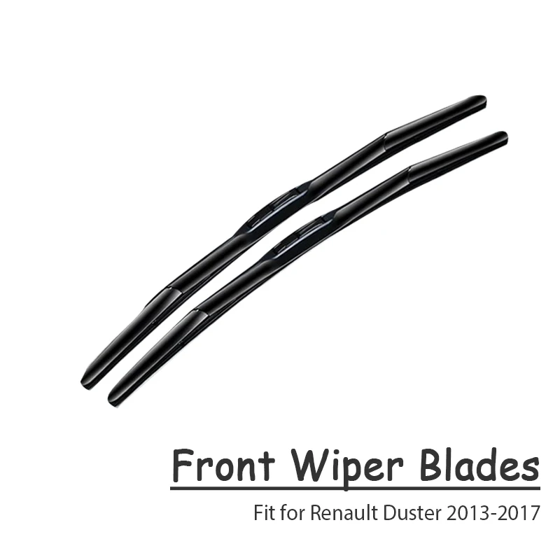 Dacia Duster 13-17 BACKAR 2 шт передние щетки стеклоочистителя для Renault Dacia Duster MK1 MK2-2009 аксессуары - Цвет: Dacia Duster 13-17