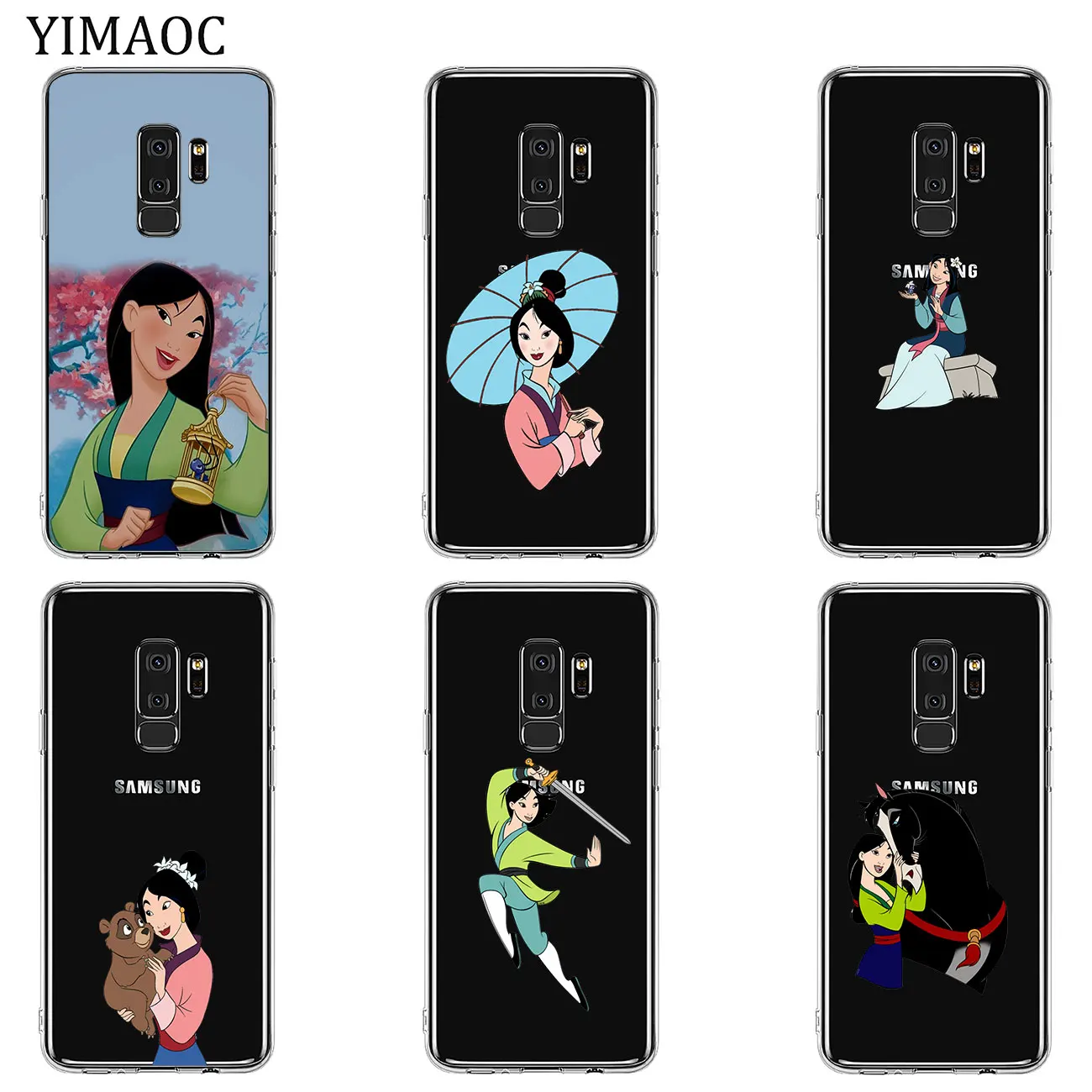 YIMAOC мультфильм Мулан аниме чехлы для мобильного телефона из мягкого силикона с