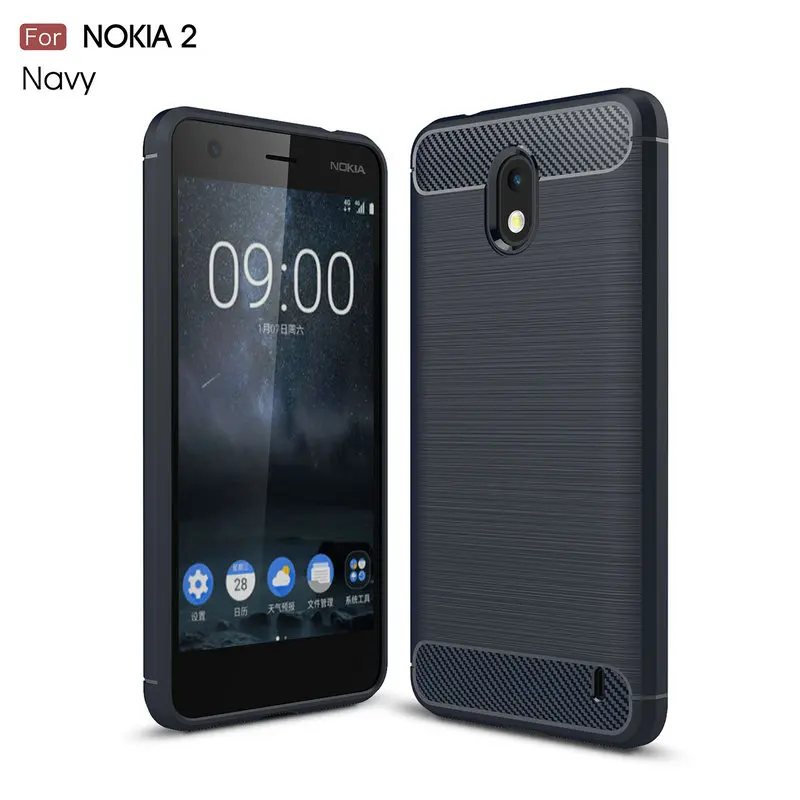 Противоударный кожаный чехол для Nokia 2 Nokia2 TA-1029 TA-1035 для Nokia 3, задняя крышка для телефона, тонкий защитный чехол, fundas coque Etui>